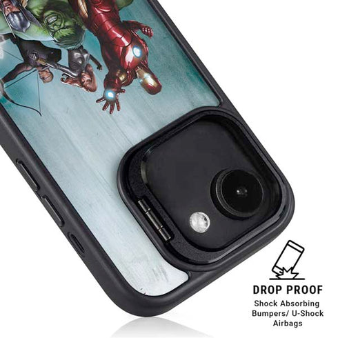 Marvel Avengers Assemble iPhone 16e Kickstand Case