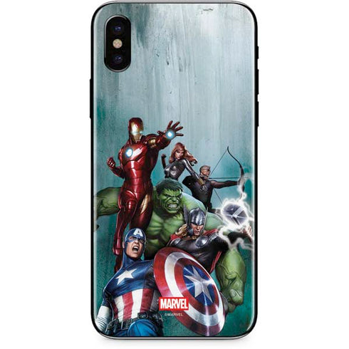 Marvel Avengers Assemble iPhone X Skin