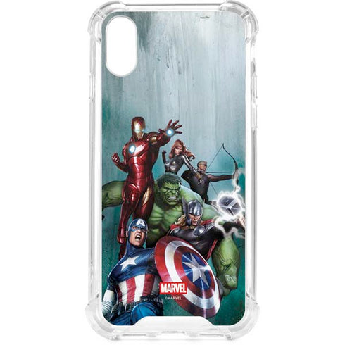 Marvel Avengers Assemble iPhone XS Clear Case