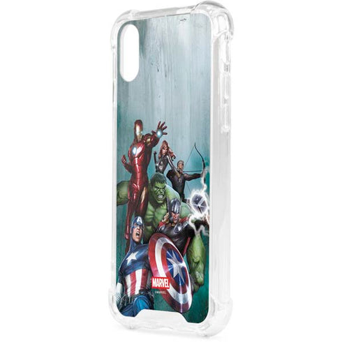 Marvel Avengers Assemble iPhone XS Clear Case