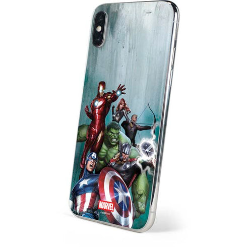 Marvel Avengers Assemble iPhone XS Skin