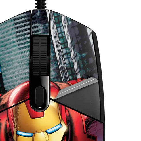 Marvel Avengers Assemble Iron Man G203 Prodigy RGB Wired Gaming Mouse Skin
