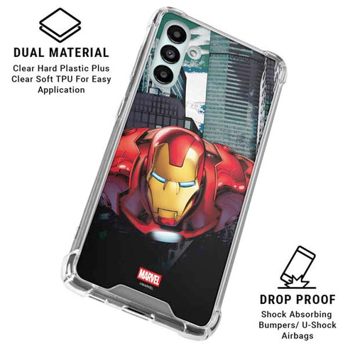 Marvel Avengers Assemble Iron Man Galaxy A13 5G Clear Case