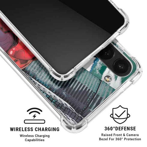 Marvel Avengers Assemble Iron Man Galaxy A13 5G Clear Case