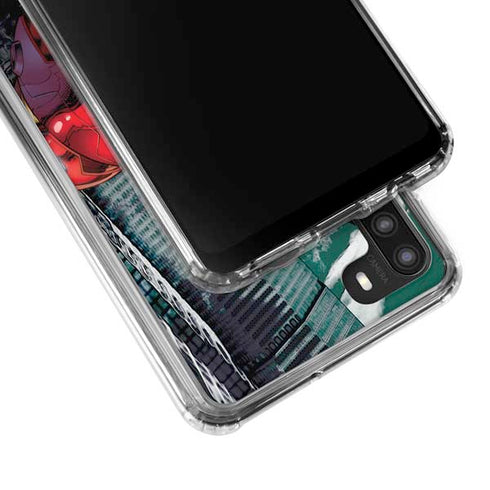 Marvel Avengers Assemble Iron Man Galaxy A21 Clear Case