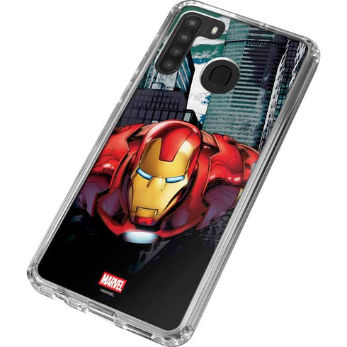 Marvel Avengers Assemble Iron Man Galaxy A21 Clear Case