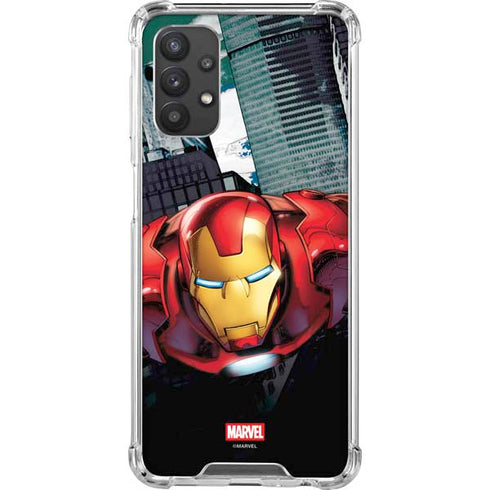 Marvel Avengers Assemble Iron Man Galaxy A32 5G Clear Case