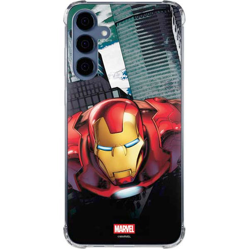 Marvel Avengers Assemble Iron Man Galaxy A55 5G Clear Case