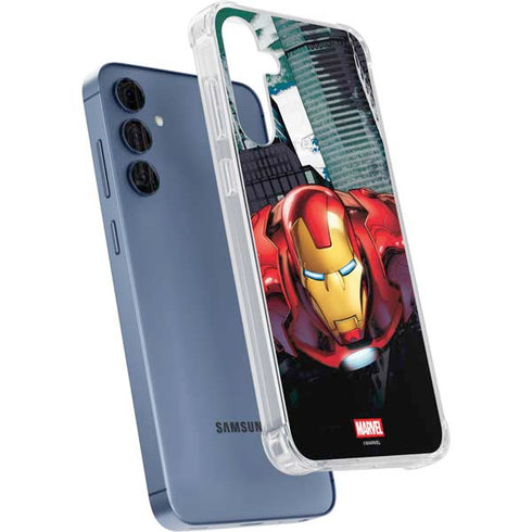 Marvel Avengers Assemble Iron Man Galaxy A55 5G Clear Case