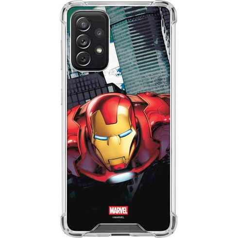 Marvel Avengers Assemble Iron Man Galaxy A72 5G Clear Case