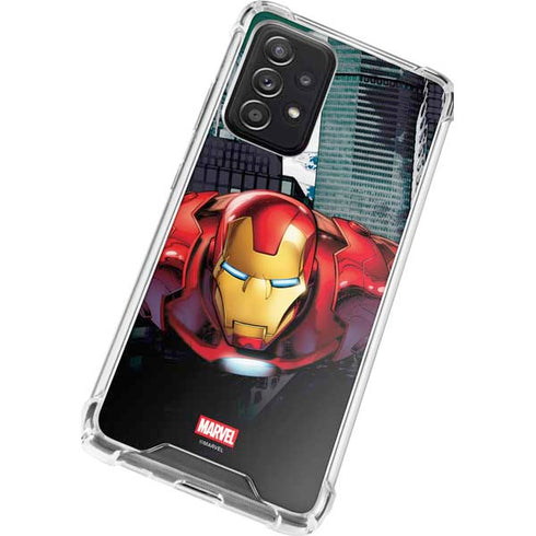 Marvel Avengers Assemble Iron Man Galaxy A72 5G Clear Case