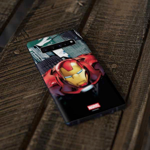 Marvel Avengers Assemble Iron Man Galaxy S10 Plus Skin