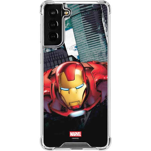 Marvel Avengers Assemble Iron Man Galaxy S21 FE Clear Case