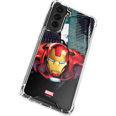 Marvel Avengers Assemble Iron Man Galaxy S21 FE Clear Case