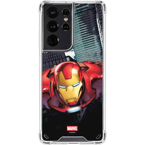 Marvel Avengers Assemble Iron Man Galaxy S21 Ultra 5G Clear Case