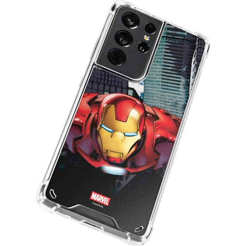 Marvel Avengers Assemble Iron Man Galaxy S21 Ultra 5G Clear Case