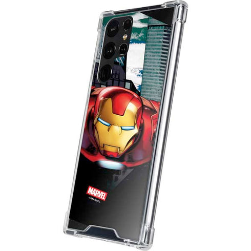 Marvel Avengers Assemble Iron Man Galaxy S22 Ultra Clear Case