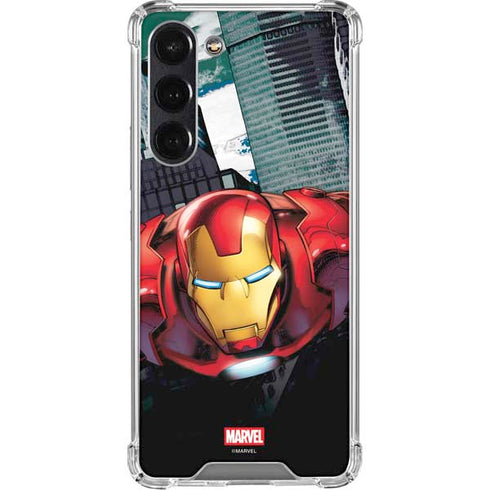 Marvel Avengers Assemble Iron Man Galaxy S23 FE Clear Case
