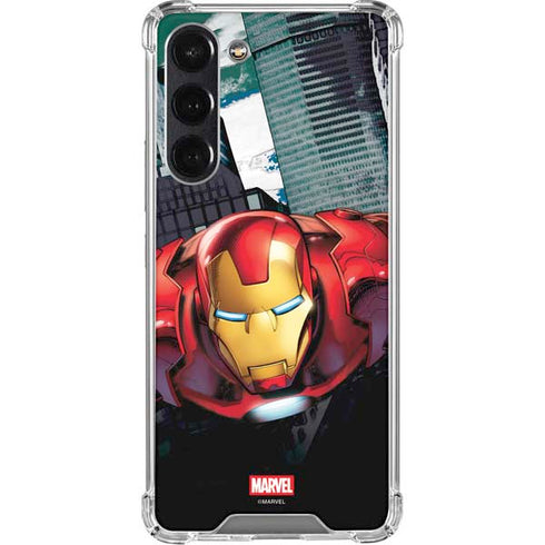 Marvel Avengers Assemble Iron Man Galaxy S23 Plus Clear Case