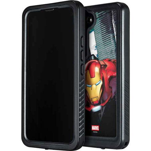 Marvel Avengers Assemble Iron Man Galaxy S23 Plus Waterproof Case