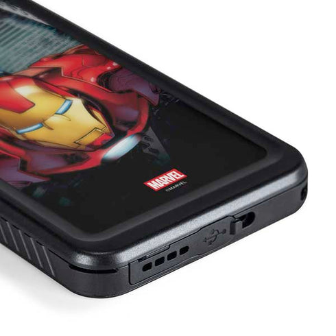 Marvel Avengers Assemble Iron Man Galaxy S23 Plus Waterproof Case