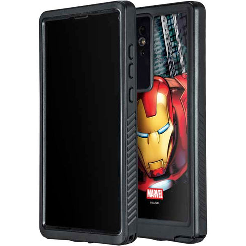 Marvel Avengers Assemble Iron Man Galaxy S24 Ultra Waterproof Case