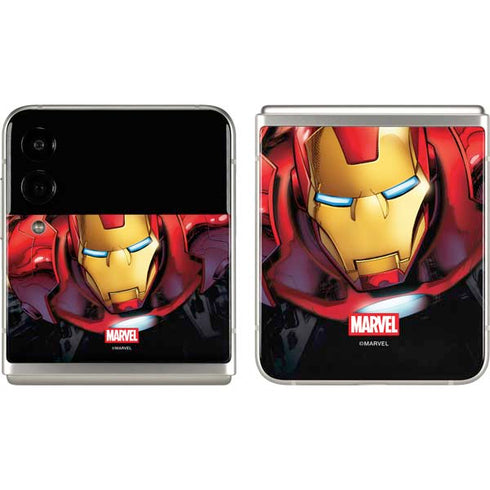 Marvel Avengers Assemble Iron Man Galaxy Z Flip3 5G Skin