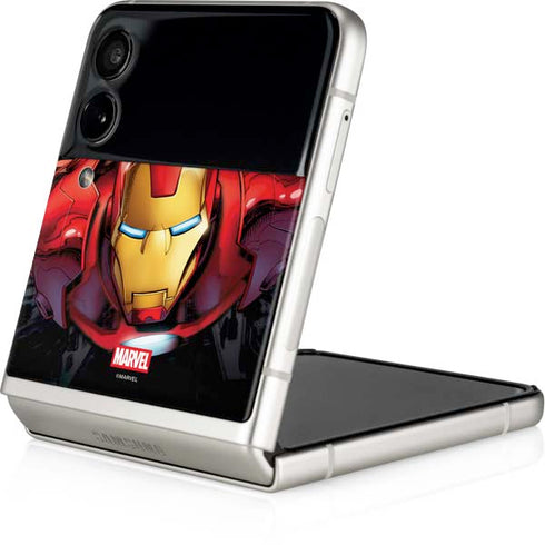Marvel Avengers Assemble Iron Man Galaxy Z Flip3 5G Skin