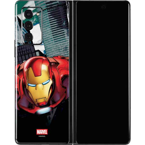 Marvel Avengers Assemble Iron Man Galaxy Z Fold2 5G Skin