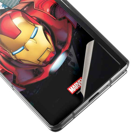 Marvel Avengers Assemble Iron Man Galaxy Z Fold2 5G Skin