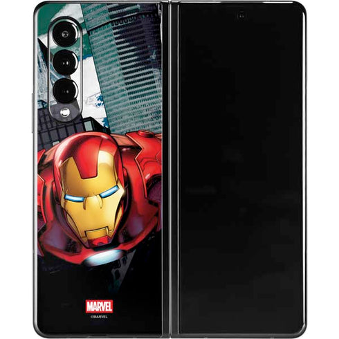 Marvel Avengers Assemble Iron Man Galaxy Z Fold3 5G Skin