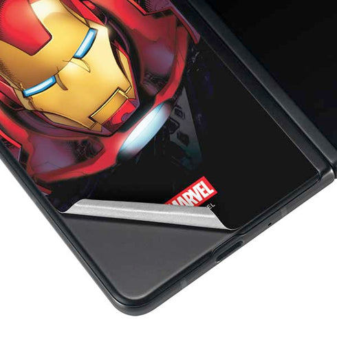 Marvel Avengers Assemble Iron Man Galaxy Z Fold3 5G Skin