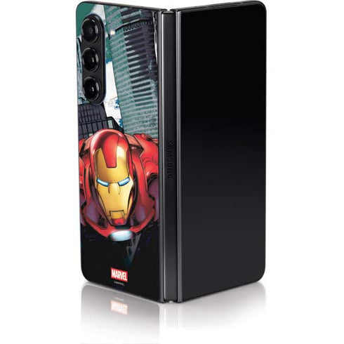 Marvel Avengers Assemble Iron Man Galaxy Z Fold5 5G Skin