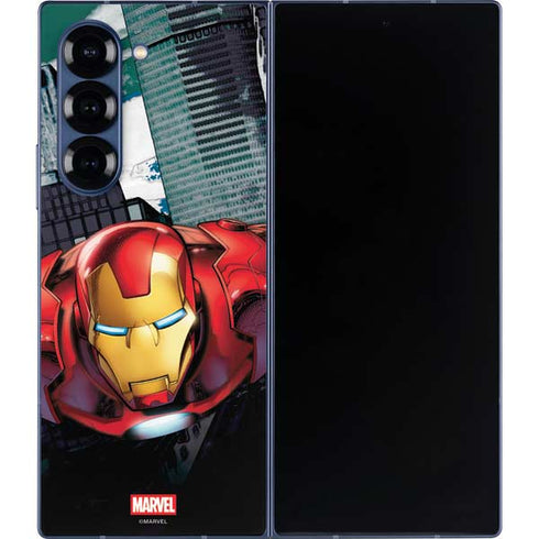 Marvel Avengers Assemble Iron Man Galaxy Z Fold6 Skin