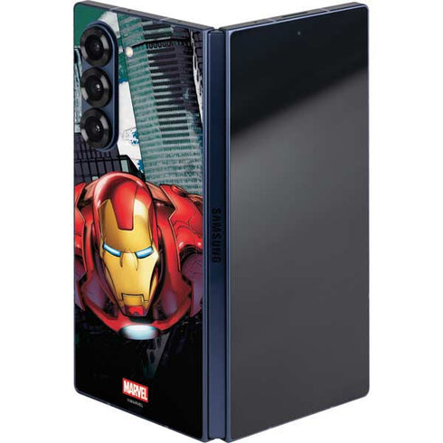 Marvel Avengers Assemble Iron Man Galaxy Z Fold6 Skin
