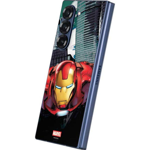 Marvel Avengers Assemble Iron Man Galaxy Z Fold6 Skin