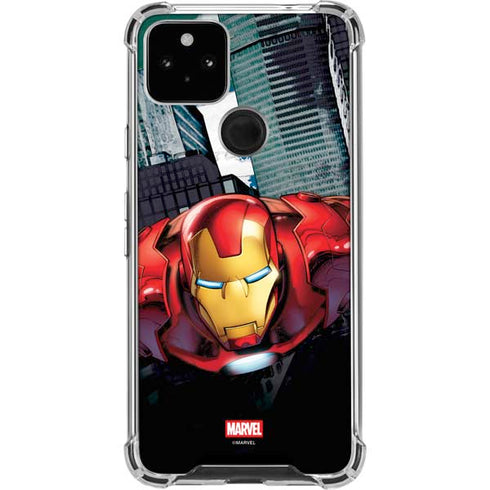 Marvel Avengers Assemble Iron Man Google Pixel 4a 5G Clear Case