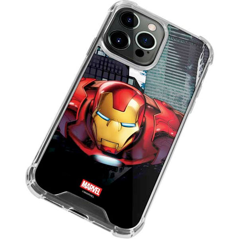 Marvel Avengers Assemble Iron Man iPhone 13 Pro Clear Case