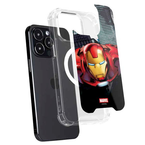 Marvel Avengers Assemble Iron Man iPhone 14 Pro MagSafe Case