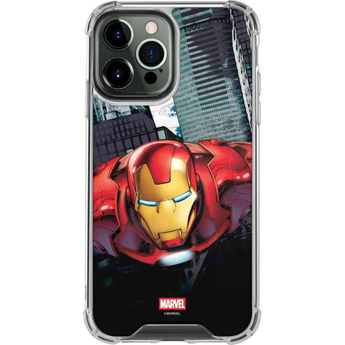Marvel Avengers Assemble Iron Man iPhone 14 Pro Max Clear Case