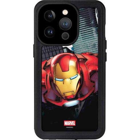 Marvel Avengers Assemble Iron Man iPhone 14 Pro Waterproof Case