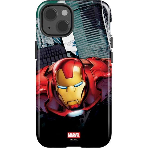 Marvel Avengers Assemble Iron Man iPhone 15 Plus Impact Case