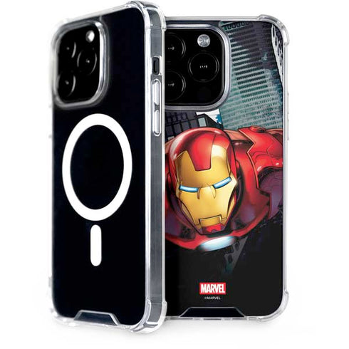 Marvel Avengers Assemble Iron Man iPhone 15 Pro MagSafe Case