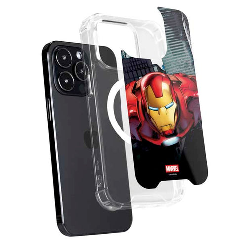 Marvel Avengers Assemble Iron Man iPhone 15 Pro MagSafe Case