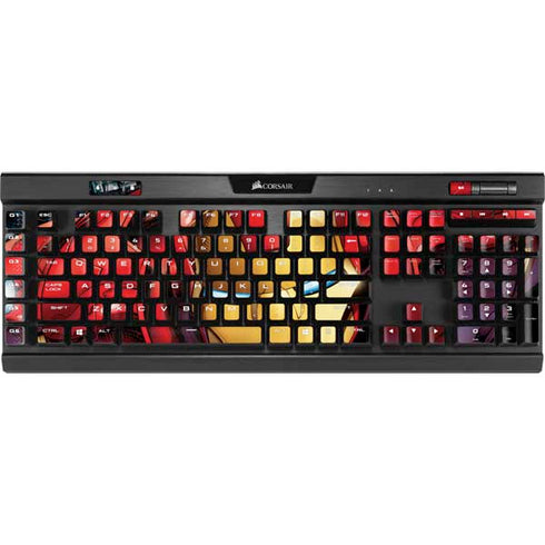 Marvel Avengers Assemble Iron Man K95 RGB PLATINUM Mechanical Gaming Keyboard Skin