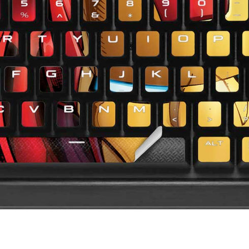 Marvel Avengers Assemble Iron Man K95 RGB PLATINUM Mechanical Gaming Keyboard Skin