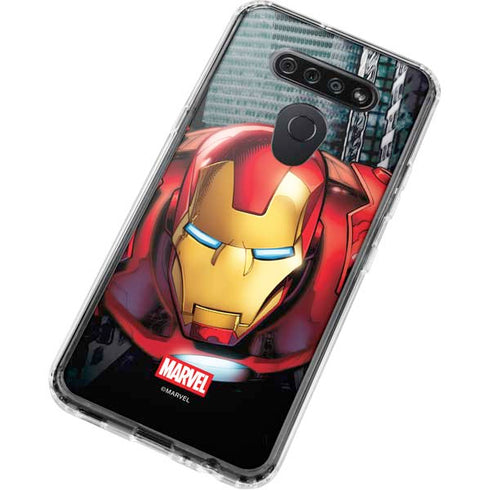 Marvel Avengers Assemble Iron Man LG K51/Q51 Clear Case