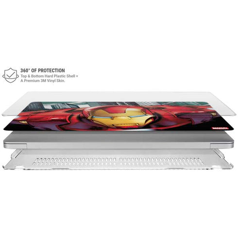 Marvel Avengers Assemble Iron Man MacBook Air 15in (2023-2025) Case plus Skin