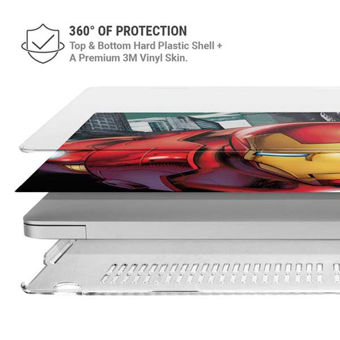 Marvel Avengers Assemble Iron Man MacBook Pro 16in (2019-20) Case plus Skin