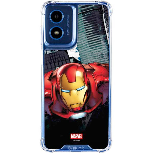 Marvel Avengers Assemble Iron Man Moto G Play 4G (2024) Clear Case